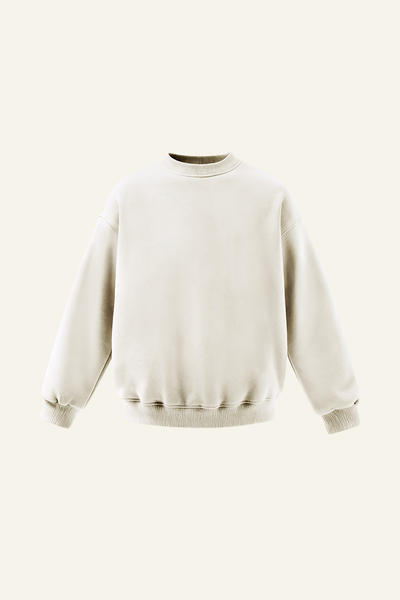 Women's Drop Shoulder Fleece Lined Solid Sweatshirt.