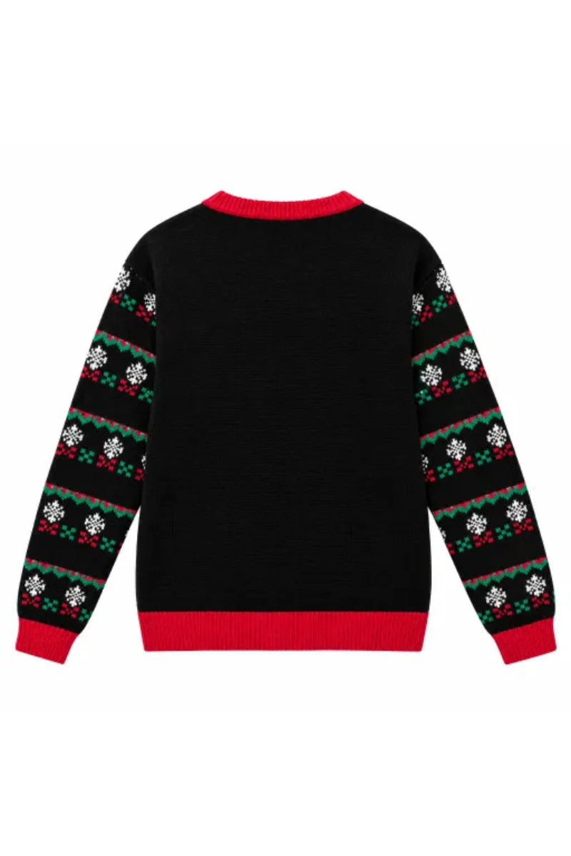 Women Fall Clothing Soft Christmas Tree Santa Knit Sweater