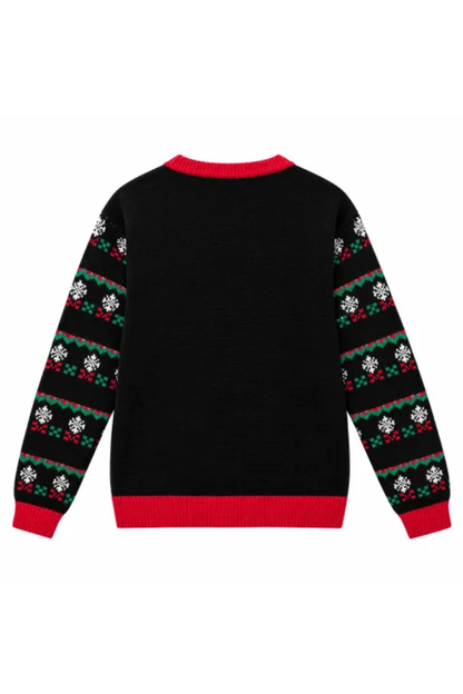 Women Fall Clothing Soft Christmas Tree Santa Knit Sweater