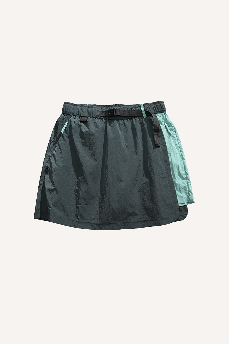 Unisex Quick Dry A-Line Colorblock Cargo Skort AntiExpo