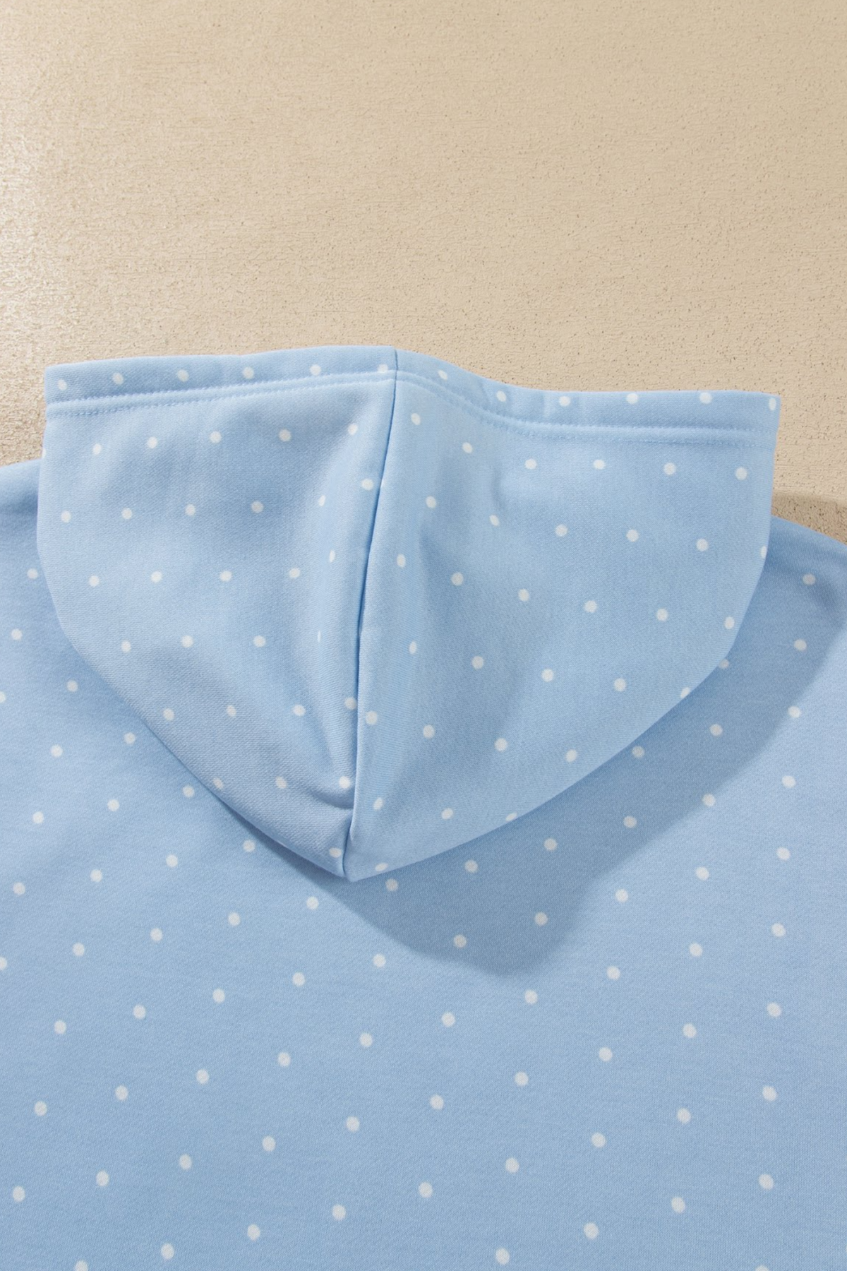 Women's Fall Polka Dot Hooded Two Piece Casual Set