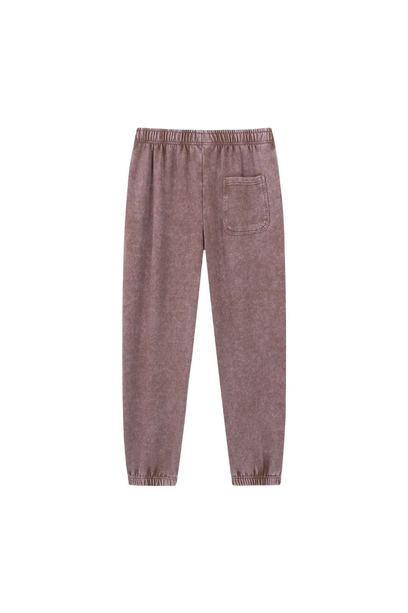 Unisex Fall 400G Washed Vintage Relaxed Sweatpants
