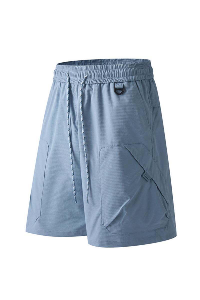 Unisex Summer Hiking Tech Cargo Multi-Pocket 5" Shorts