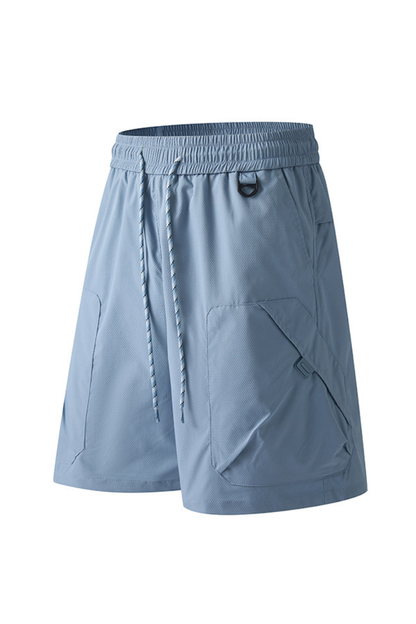 Unisex Summer Hiking Tech Cargo Multi-Pocket 5" Shorts