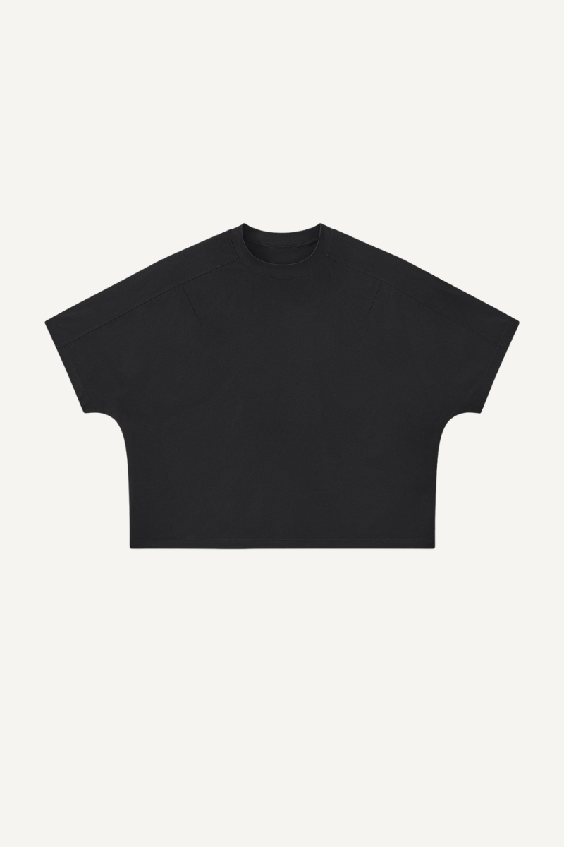 Men's 180g Polyester Cropped Oversized Cooling Tee