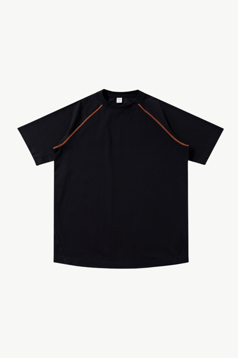 Men's 220g High Stretch Contrast Stitch Raglan Tee