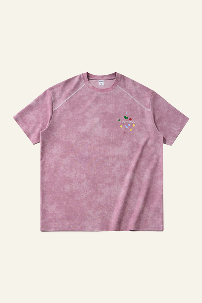 Men's Streetwear Vintage Heart Pattern T-shirt
