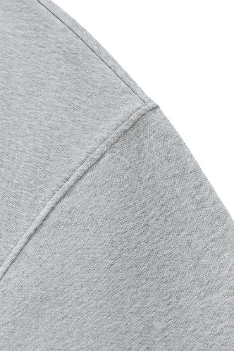 Women Spring Cotton Blend Mock Neck Cropped Sweatshirt