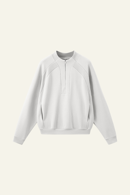 Men's Streetwear Stand Collar Half Zipper Pullover