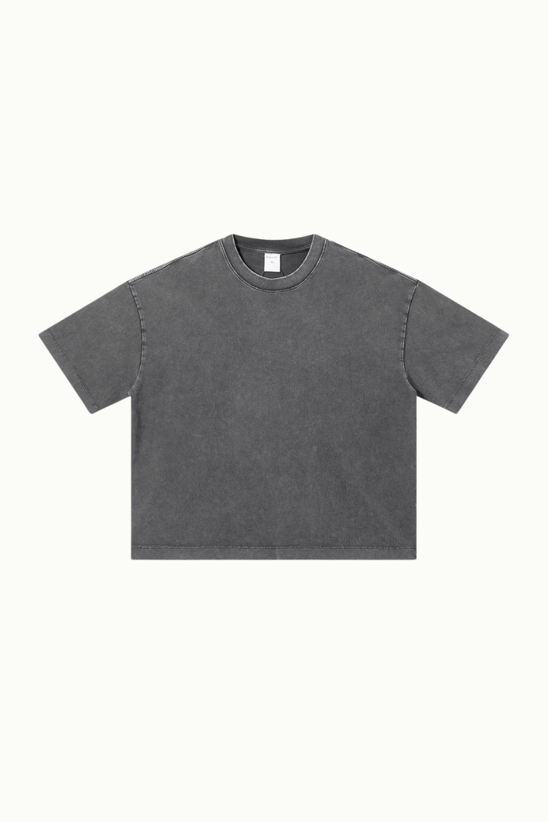Men's Summer 280g Cotton Washed Oversized Boxy Tee