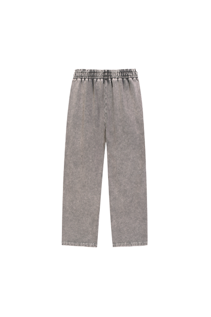 Women's Fall Snow-Wash Straight-Leg Cotton Sweatpants