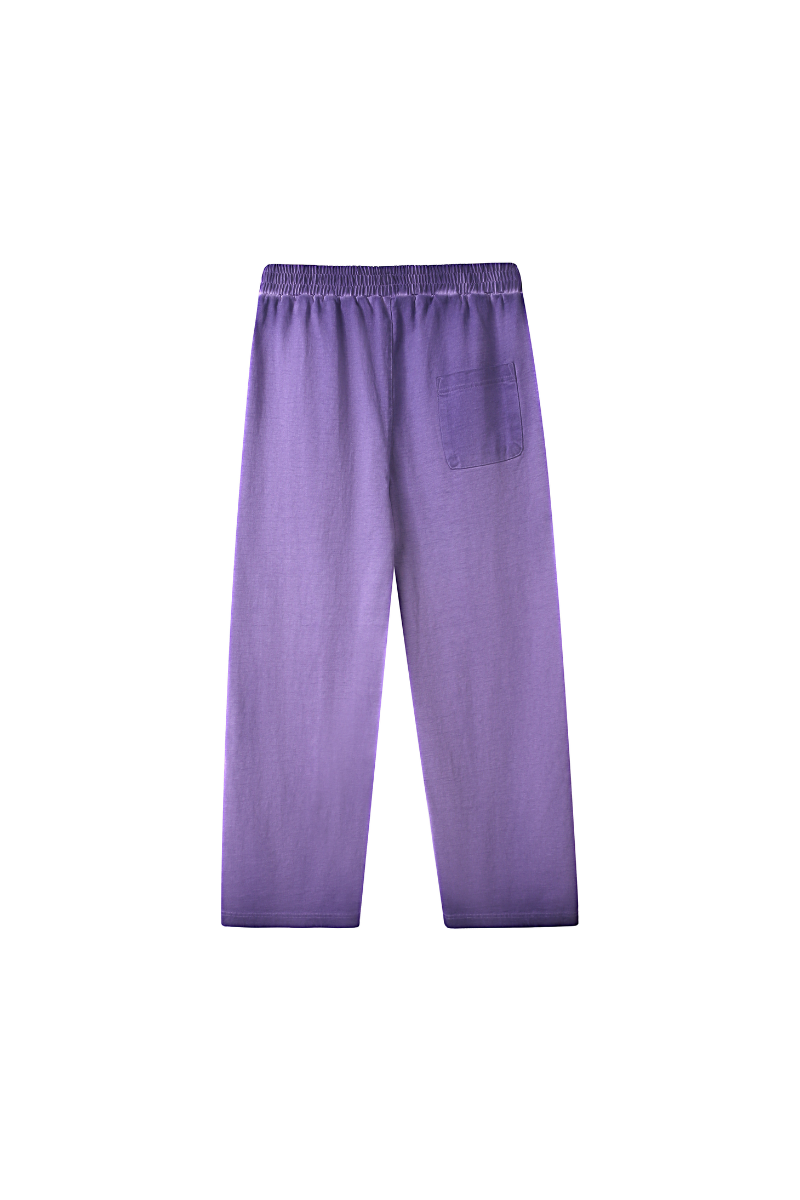 Unisex Fall Washed Gradient Wide Leg Sweatpants
