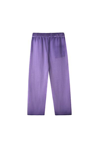 Unisex Fall Washed Gradient Wide Leg Sweatpants