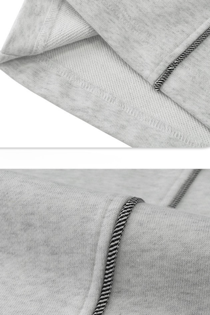 Unisex Summer 390g Heavy Curved Colorblock Topstitch Pants