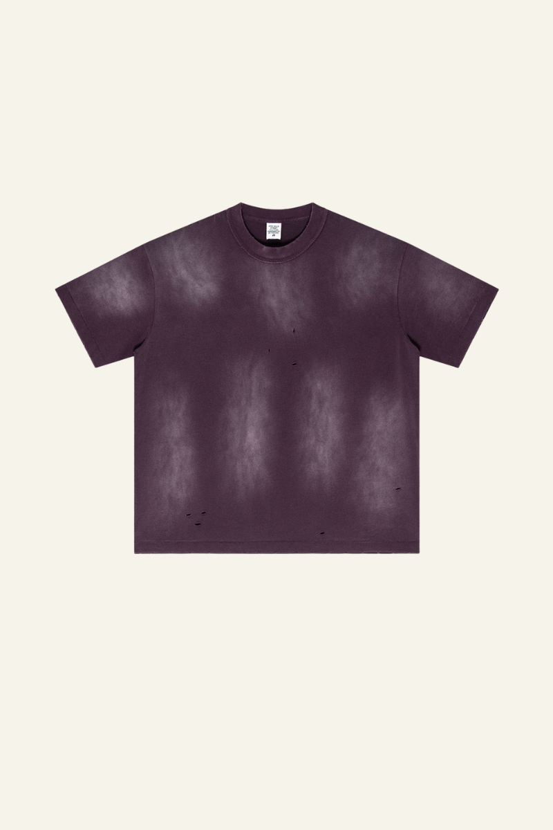 Women's Streetwear Vintage Gradient Cotton T-shirt