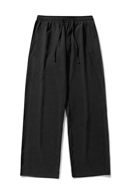 Men's Summer Ice Silk Loose Straight Wrinkle Free Pants