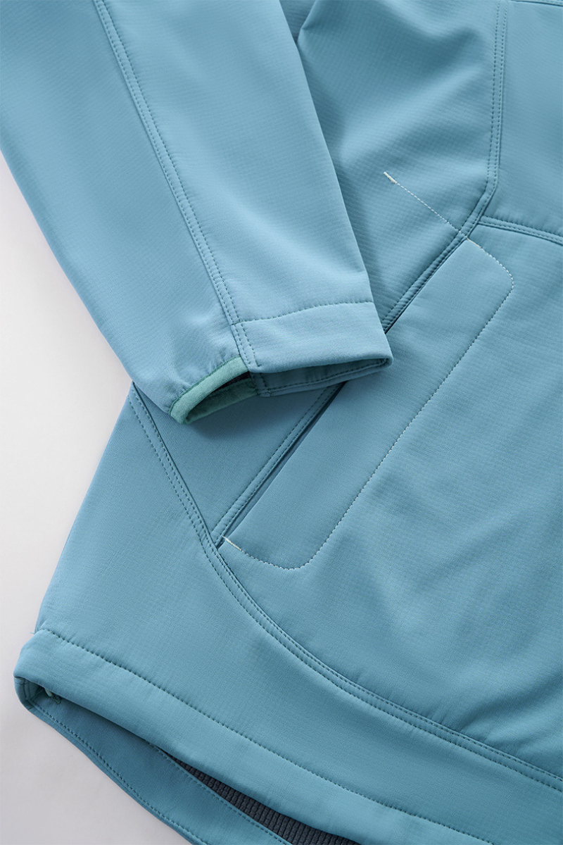 Women's Streetwear Fleece Lined Waterproof Hooded Jacket
