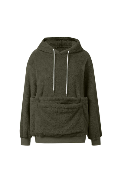 Women Fall Clothing Warm Double-Sided Fleece Pet Hoodie