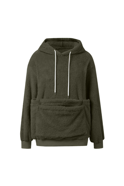 Women Fall Clothing Warm Double-Sided Fleece Pet Hoodie