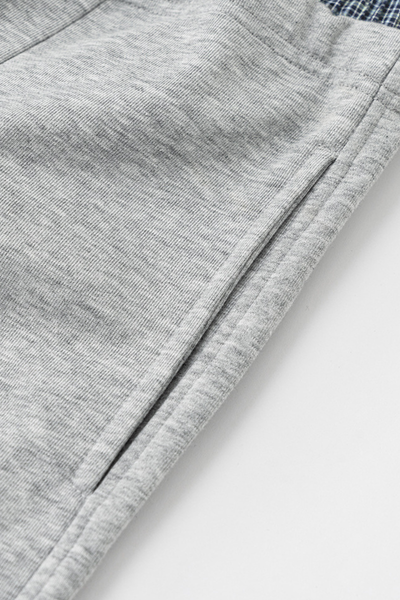 Men's Streetwear Double-Waistband Straight Leg pants.