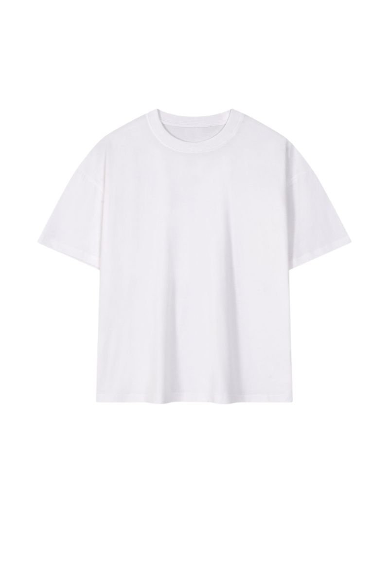 Men's Summer Casual Cotton Drop-Shoulder Loose-Fit T-Shirt