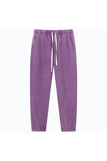 Men Fall 400G Washed Vintage Relaxed Sweatpants