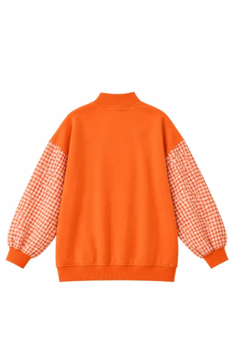 Women Fall Clothing Christmas Merry Plaid Sweatshirt