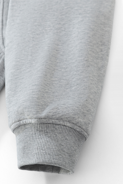 Women Spring Cotton Blend Mock Neck Cropped Sweatshirt