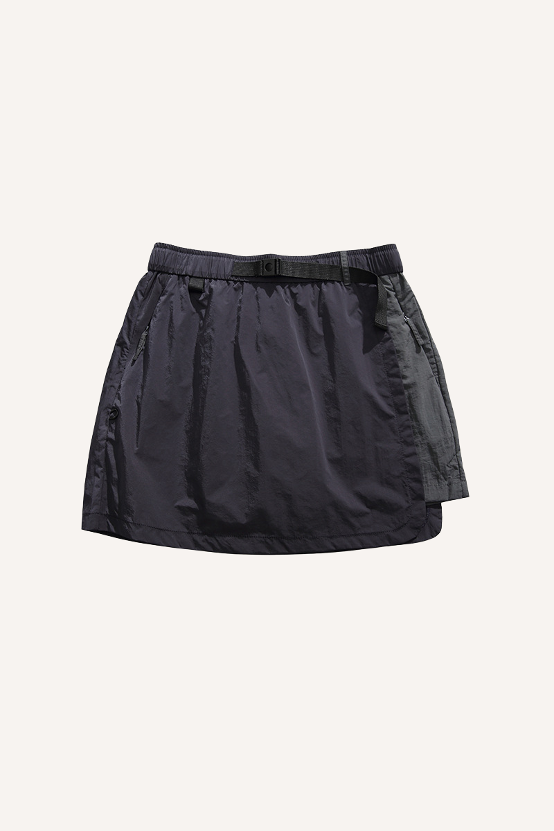 Unisex Quick Dry A-Line Colorblock Cargo Skort AntiExpo