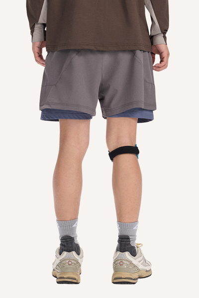 Unisex 2-in-1 Breathable Cooling Quick Dry Bike Shorts