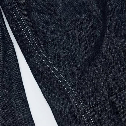 Men's Spring Denim Contrast Stitch Flare Denim Jeans