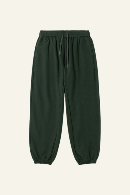 Men's Cotton Streetwear Drawstring Cuffed Sweatpants