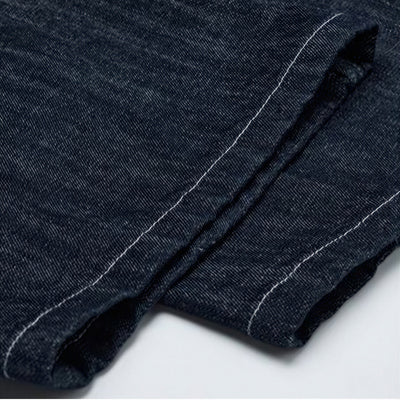 Men's Spring Denim Contrast Stitch Flare Denim Jeans
