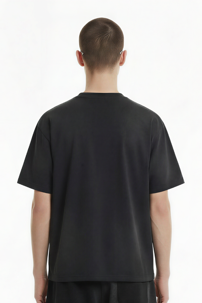Men's Cotton Streetwear Washed Distressed T-shirt