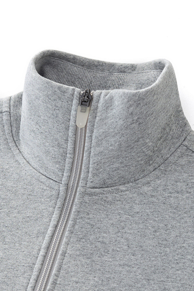 Women's Fall Winter Half-Zip Cropped Athletic 2-Piece Set