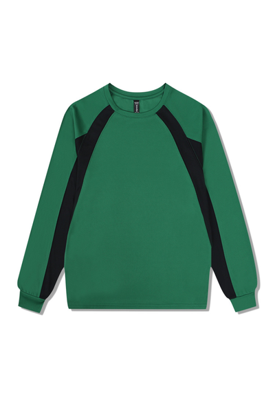 Men Spring Quick Dry Mesh Raglan Long Sleeve Sports Tee