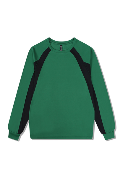 Men Spring Quick Dry Mesh Raglan Long Sleeve Sports Tee