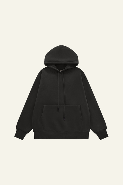 Men's Streetwear Fleece-lined Front Pocket Hoodie