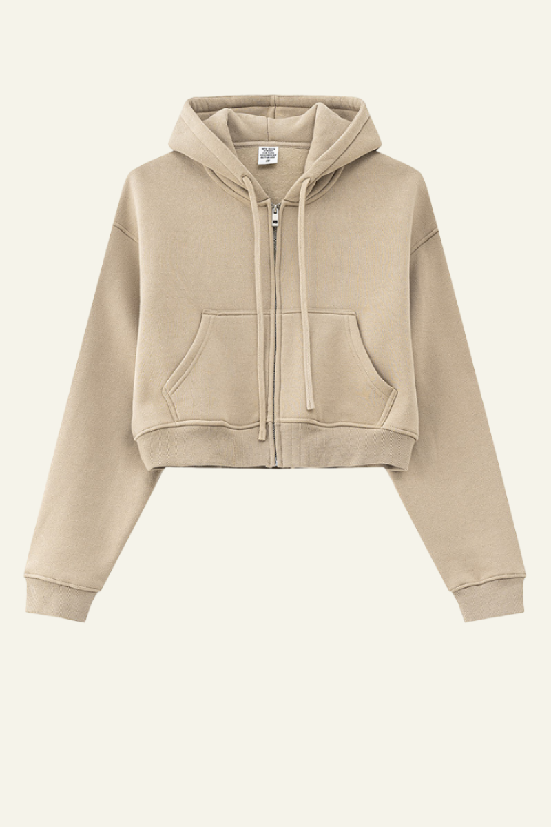 Women's Full Zipper Hooded Jacket