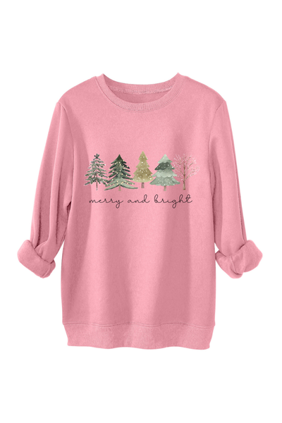 Unisex Fall Clothing Christmas Tree Graphic Sweatshirt