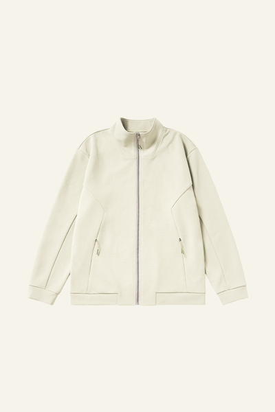 Men's Streetwear Stand Collar Full-Zipper Jacket