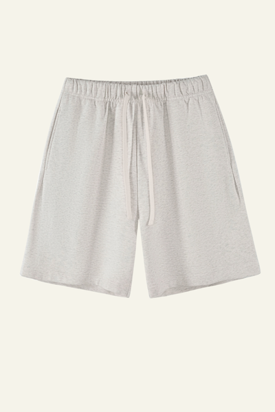 Women's  Cotton Heavyweight Drawstring Straight Leg Short