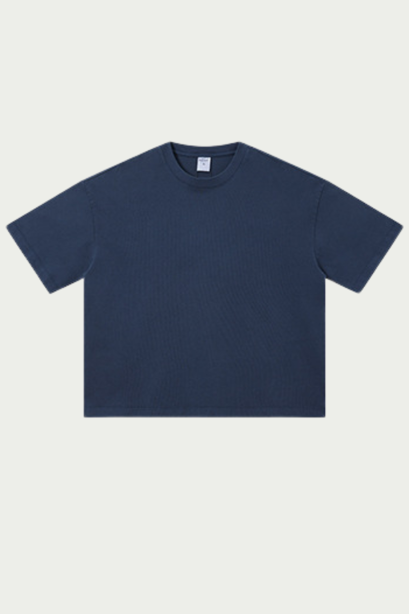 Men's 280g Spring Solid Cotton Boxy Oversized Tee
