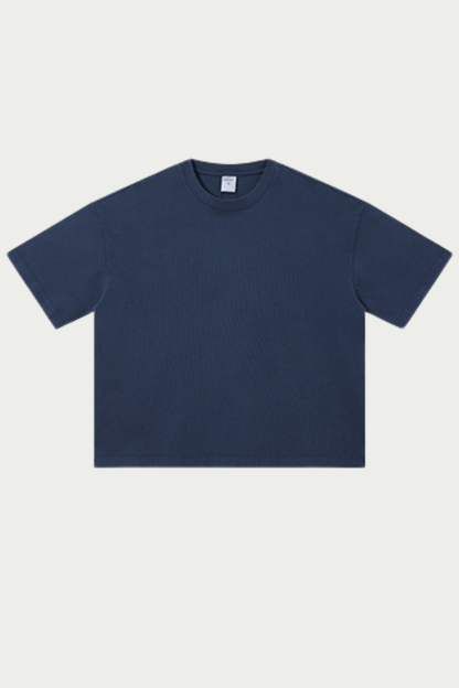 Men's 280g Spring Solid Cotton Boxy Oversized Tee