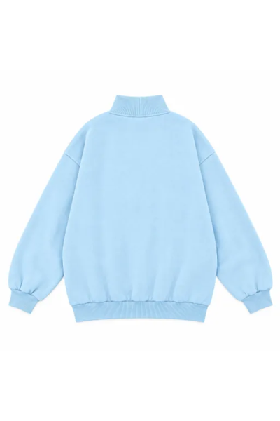 Women Fall Clothing Jesus Saves Mock Neck Sweatshirt