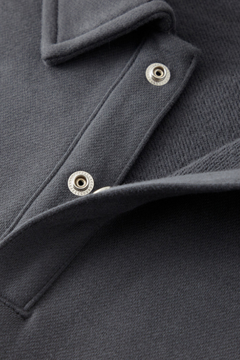 Women's Streetwear Polo Collar  Sweatshirt