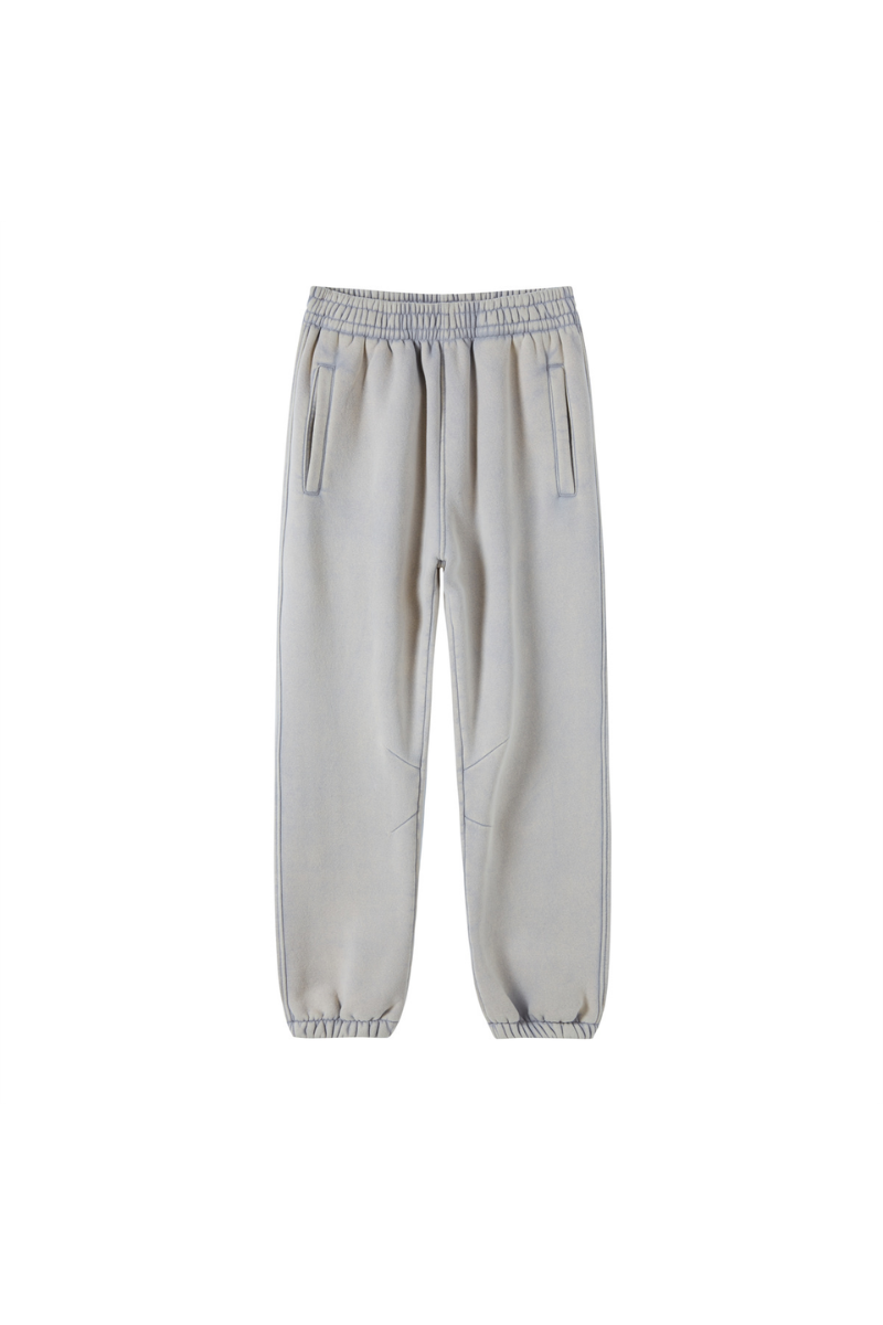 Unisex Fall Clothing Wax Washed Relaxed Jogger Pants