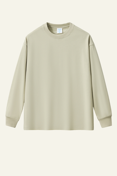 Men's 350 Heavyweight Cotton Long-sleeve T-shirt.