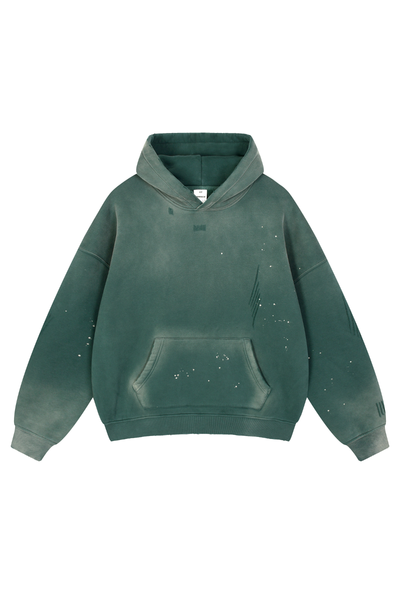 Women's Fall Clothing Splatter-Wash Pullover Hoodie