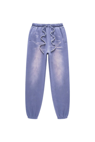 Women's Fall Tiger-Print Fleece Vintage Jogger Sweatpants